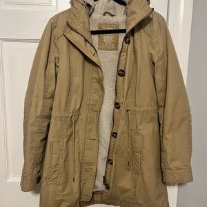 LL Bean Women Winter Coat thermal lined Size Small Regular